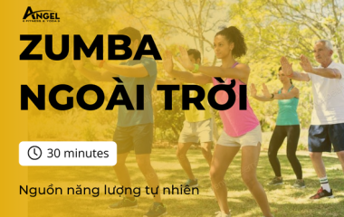 Zumba ngoài trời và năng lượng tự nhiên