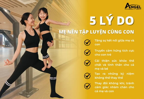 5 lý do mẹ nên tập luyện cùng con thay vì chỉ ngồi quan sát